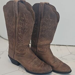 Brown Western Cowboy Boots